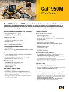 Loaders Wheel Caterpillar (CAT) 950M Specifications Machine.Market