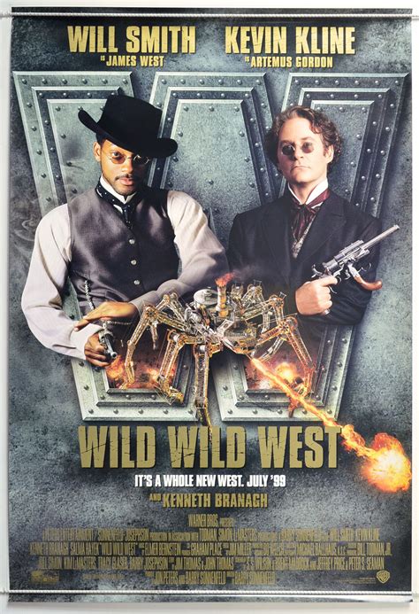 WILD WILD WEST (1999) Cinema 1-Sheet Movie Poster - Will Smith, Kevin Kline