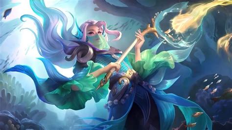 luo yi, siren priestess, mobile legends, mlbb, game, skin, 4k, pc ...