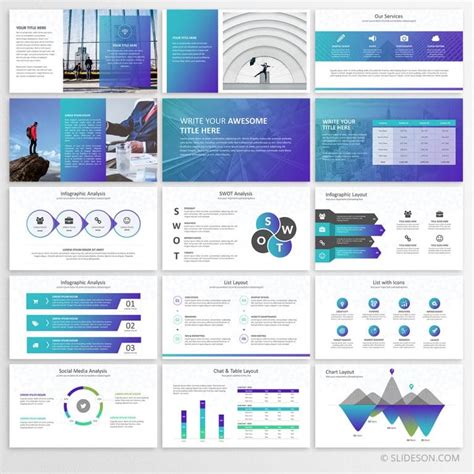 Gradient PowerPoint Template - Gradient PPT - Slideson