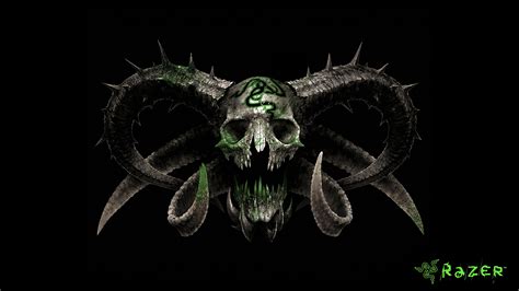 Razer Skull Logo 4K wallpaper | Skull wallpaper, Skull art, Skull artwork