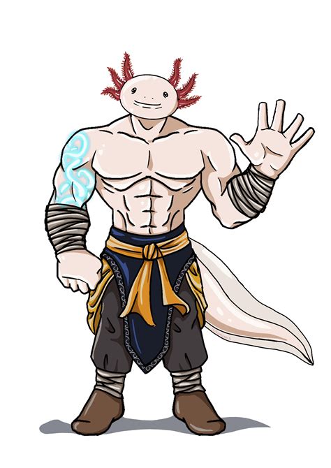 [RF] Buff Axolotl for u/snoopissed : r/characterdrawing