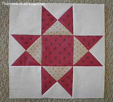 Piece N Quilt: Block of the Month {Aunt Eliza's Star} Month 3 | Star ...