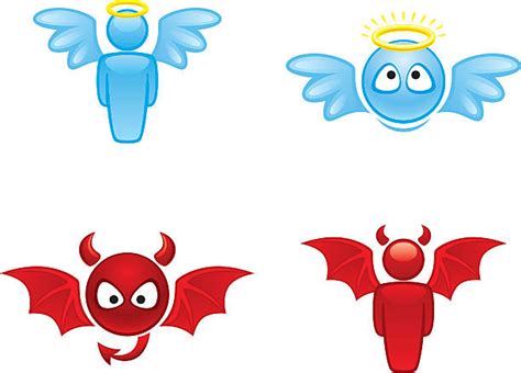 270+ Emoji Devil Angel Stock Illustrations, Royalty-Free Vector ...