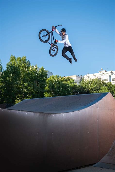 BMX Bike Stunt | Stock image | Colourbox