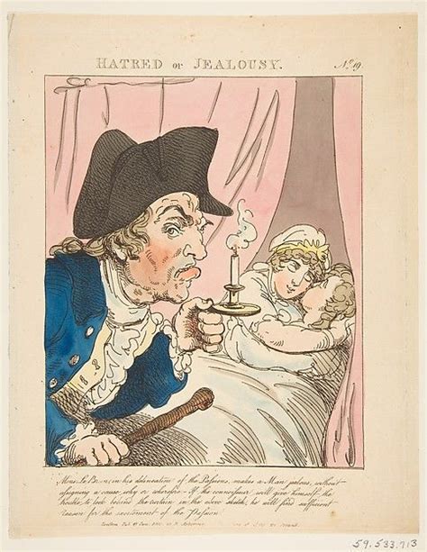 Thomas Rowlandson | Hatred or Jealousy (Le Brun Travested, or ...