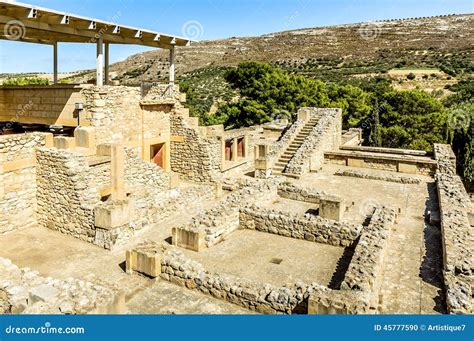 Panorama Of Labyrinth In Knossos Palace Stock Photo - Image: 45777590