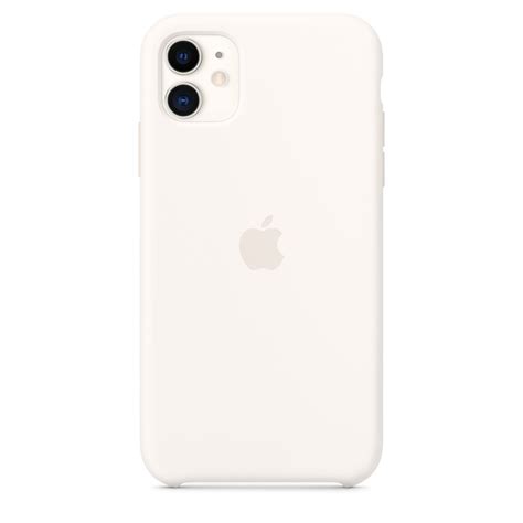 iPhone 11 Silicone Case - Soft White - Apple (CA)