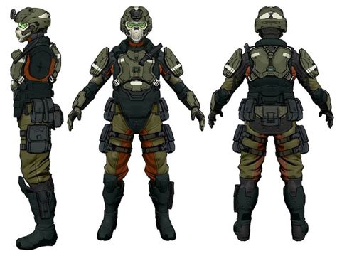 UNSC Marine Infantry - Characters & Art - Halo 4 | Halo armor, Halo 4 ...