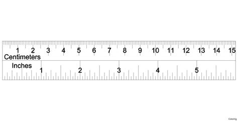 Centimeter Ruler Clipart - Printable Ruler Actual Size