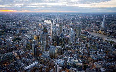 city, Cityscape, Skyscraper, London, England, Sunset, Building, River ...