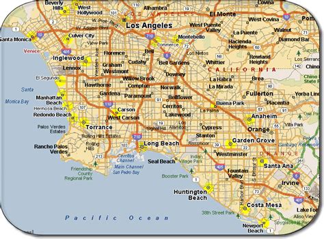 Map of Los Angeles - Free Printable Maps