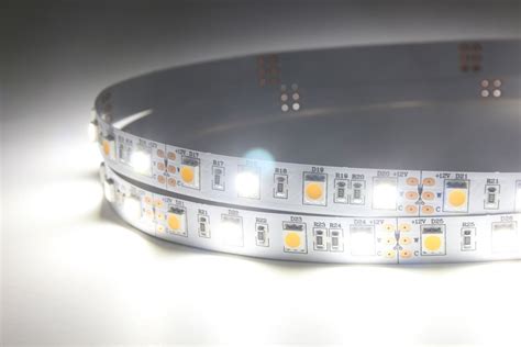 White & Warm white CCT Adjustable Flexible LED Strip Light - DERUN LED