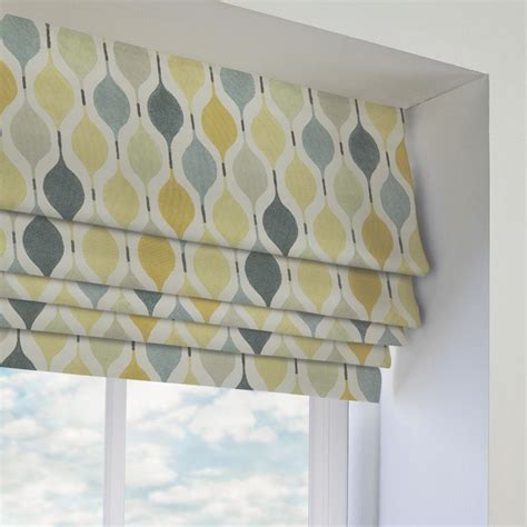 Verve Linen | Roman blinds, Curtains with blinds, Patterned blinds