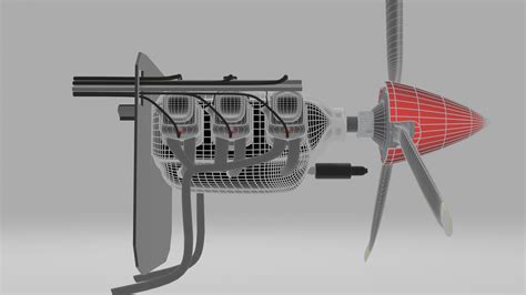 3D lycoming o-540 model - TurboSquid 1688045