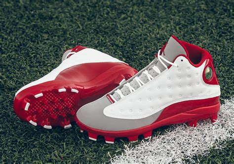 Air Jordan 13 Grey Toe Football Cleat AJ8016-126 | SneakerNews.com