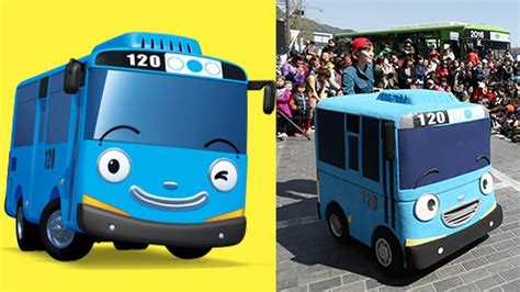 Tayo The Little Bus Characters In Real Life - YouTube