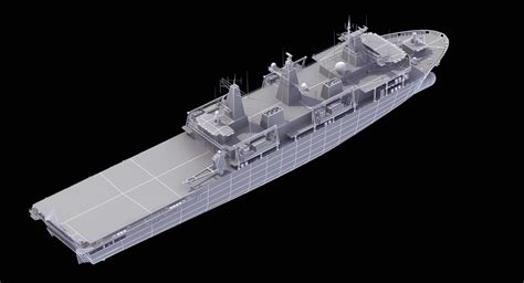 HMS Albion 3D Model $199 - .3dm .3ds .cob .dwg .fbx .flt .obj .wrl .x ...