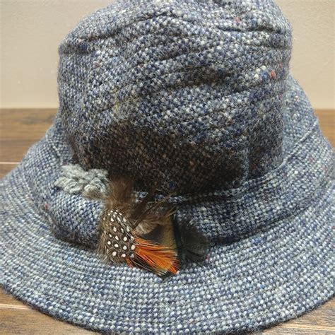 Hanna Hats Of Donegal Ireland Irish Walking Speckled Hat Tweed Fedora ...