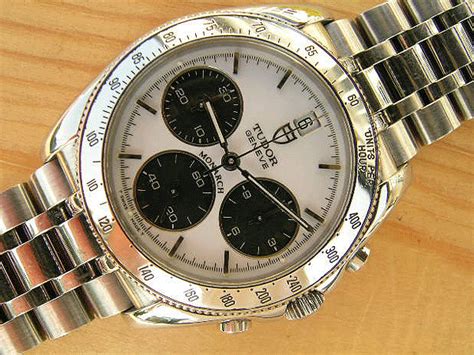 Rolex Tudor Monarch chronograph steel 2002 - Vintage Watches