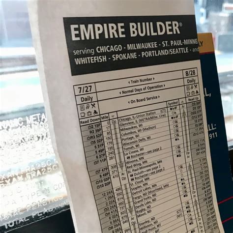 Amtrak Empire Builder Train