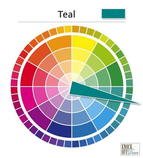 Dark Teal Color Wheel