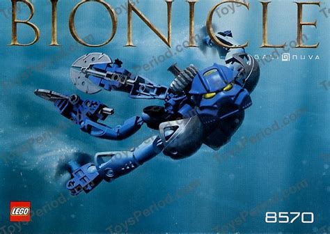 Bionicle Sets - LEGO 8570 Bionicle Gali Nuva Complete Toa Action Figure