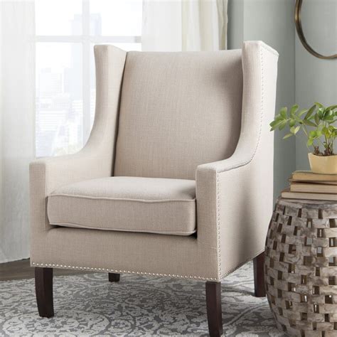 Charlton Home Chagnon Wingback Chair & Reviews | Wayfair | Wingback ...