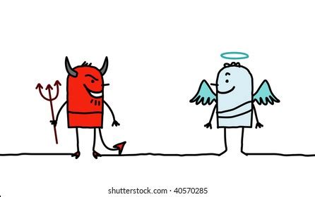 1,850 Angel Devil Sketch Images, Stock Photos & Vectors | Shutterstock