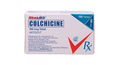 Gout | RM COLCHICINE 500MCG | RiteMED