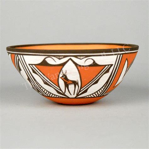 Pottery Bowl - Zuni - Wandering Bull Native American Shop