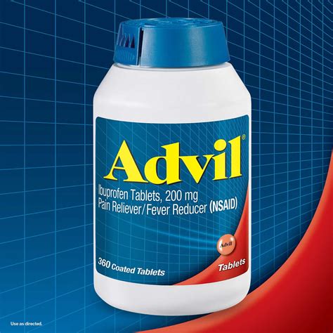 Advil Ibuprofen 200 mg., 360 Tablets - Walmart.com