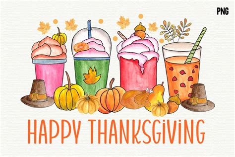 Happy Thanksgiving Coffee Sublimation - Thanksgiving PNG