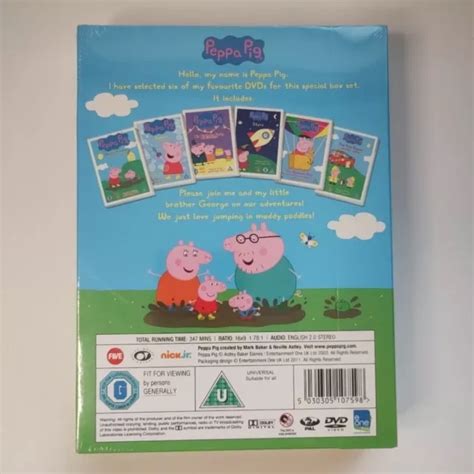 PEPPA PIG DVD Box Set Kids TV Cartoons 6 DVDs - New - Region 2 £10.00 ...