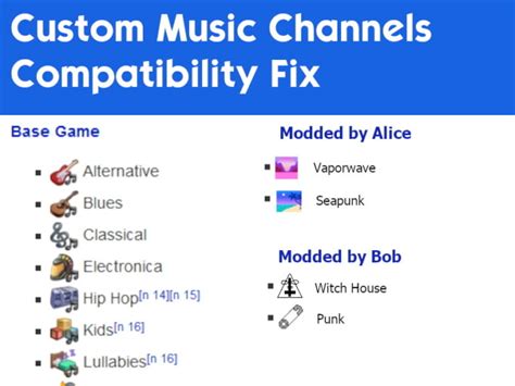 Custom Music Channels Compatibility Fix by Staberinde at Mod The Sims 4 ...