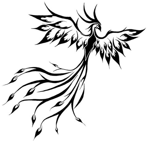 Phoenix Bird Drawing at GetDrawings | Free download