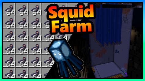 Minecraft Squid Farm | 6000+ Inc Sac per Hour | 1.20 - 1.21+ - YouTube