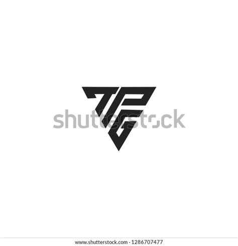 Tp Tpg Logo Design Modern Stock Vector (Royalty Free) 1286707477 ...