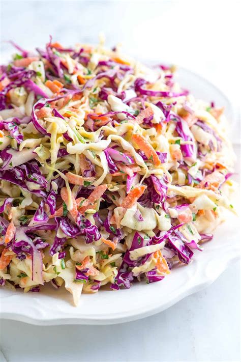 Easy Creamy Coleslaw Recipe