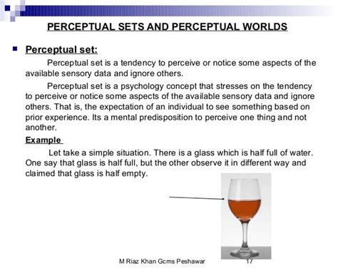 Communication and perception