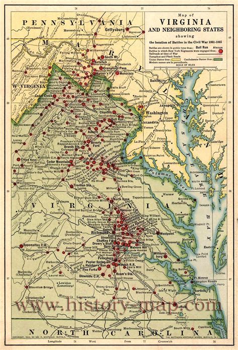 Civil War Map Of Virginia – Map Vector