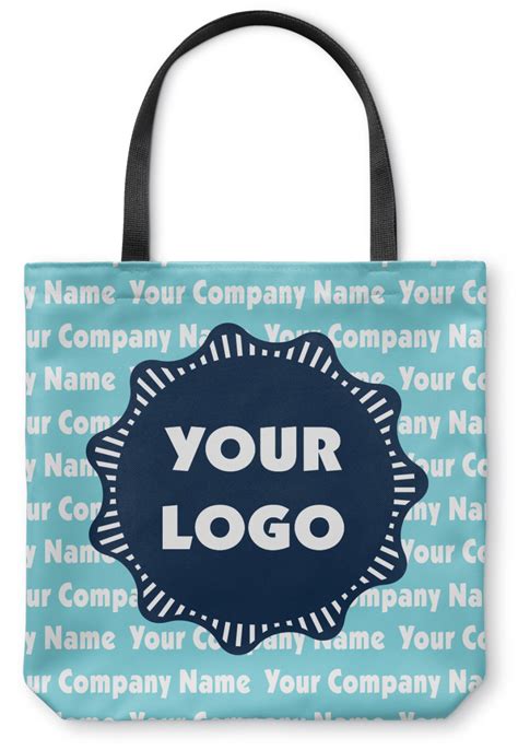 Custom Logo & Company Name Canvas Tote Bag | YouCustomizeIt