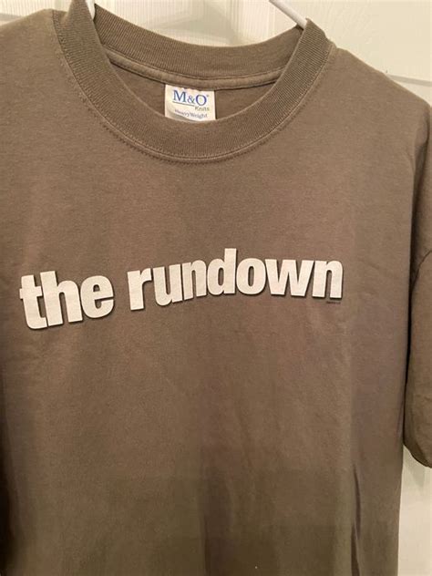 Streetwear The Rundown 2003 Film Dwayne The Rock Johnson Promo Tee ...