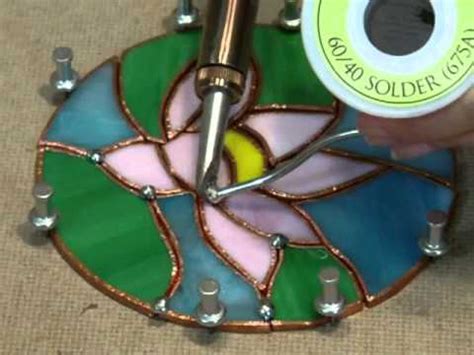 Stained Glass - How to use a Soldering Iron - YouTube