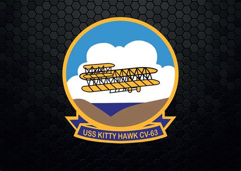 USS Kitty Hawk CV-63 Aircraft Carrier Patch Pin Logo Decal - Etsy