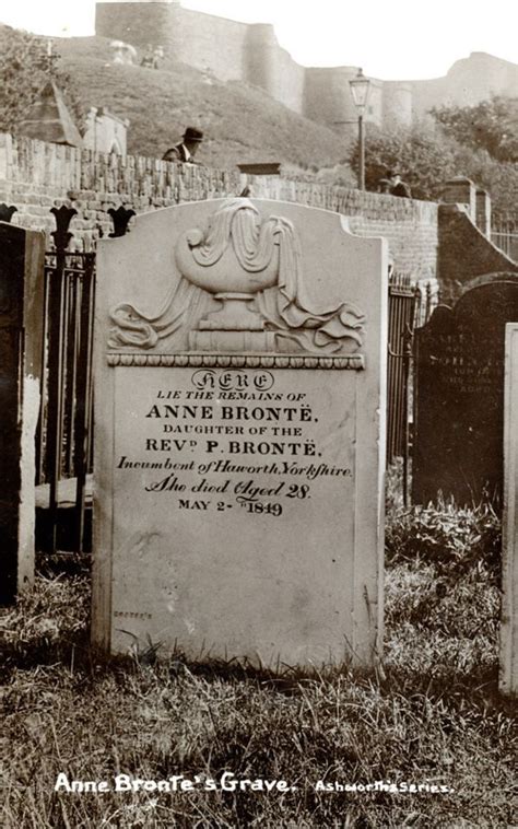 Anne Bronte's Grave, Scarborough | Anne bronte, Cemetery art, Writers ...