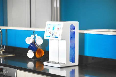 This water dispenser uses smart technology for a clean drink