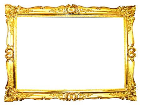 Ornate Gold Frame transparent PNG - StickPNG