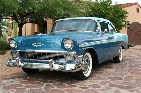 Beautifully Restored 1956 Chevy BELAIR 2 door HT. European Classic cars ...