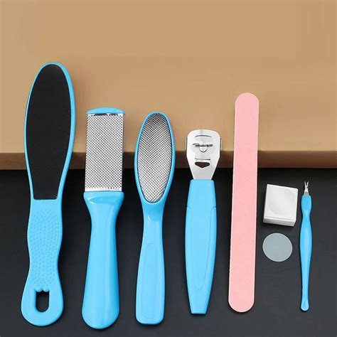 8pcs Pedicure Kit Foot File Rasp Cracked Corns Callus Remover Pedicure ...